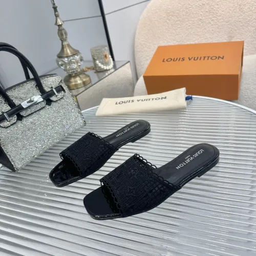 Louis Vuitton Slippers For Women #1442179 $85.00 USD, Wholesale Replica Louis Vuitton Slippers