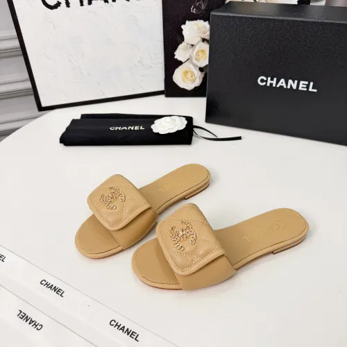 Chanel Slippers For Women #1442267 $85.00 USD, Wholesale Replica Chanel Slippers