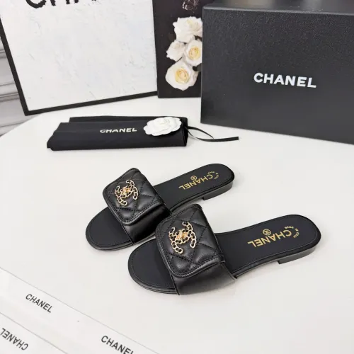 Chanel Slippers For Women #1442271 $85.00 USD, Wholesale Replica Chanel Slippers