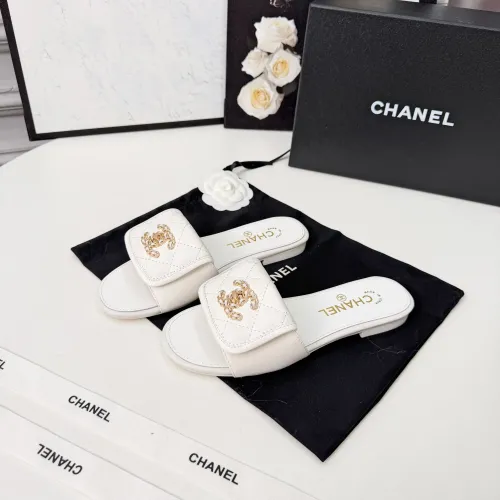 Chanel Slippers For Women #1442272 $85.00 USD, Wholesale Replica Chanel Slippers