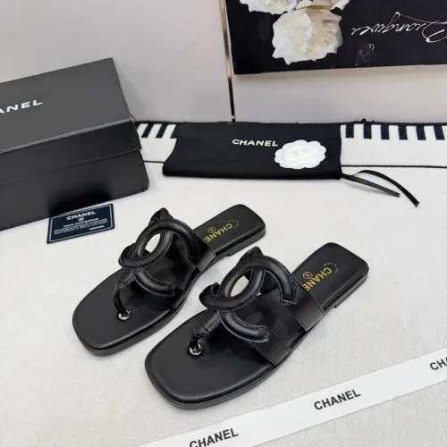 Chanel Slippers For Women #1442285 $85.00 USD, Wholesale Replica Chanel Slippers