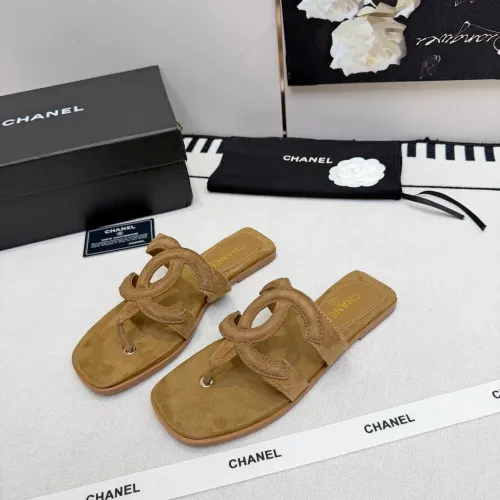 Chanel Slippers For Women #1442289 $85.00 USD, Wholesale Replica Chanel Slippers
