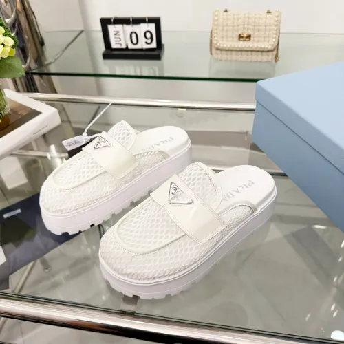 Prada Slippers For Women #1442322 $85.00 USD, Wholesale Replica Prada Slippers