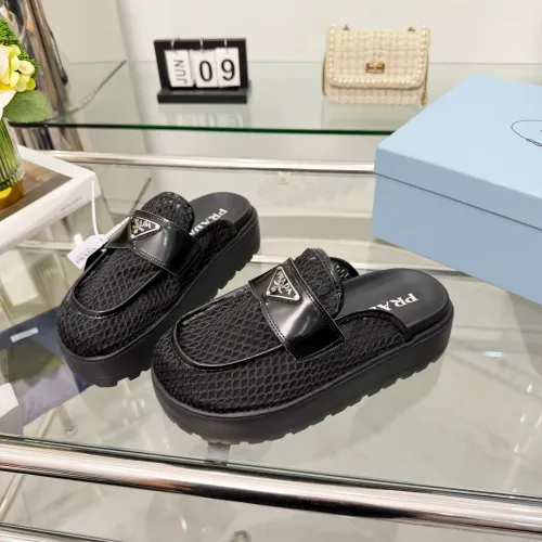 Prada Slippers For Women #1442326 $85.00 USD, Wholesale Replica Prada Slippers