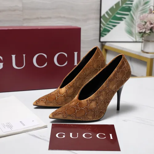 Gucci High-Heeled Shoes For Women #1442382 $125.00 USD, Wholesale Replica Gucci High-Heeled Shoes