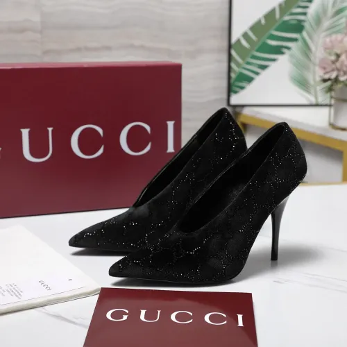 Gucci High-Heeled Shoes For Women #1442384 $125.00 USD, Wholesale Replica Gucci High-Heeled Shoes