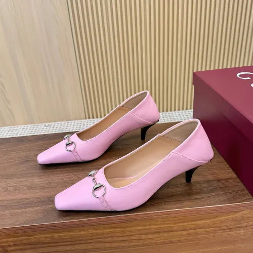 Gucci High-Heeled Shoes For Women #1442411 $98.00 USD, Wholesale Replica Gucci High-Heeled Shoes