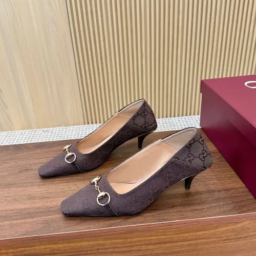 Gucci High-Heeled Shoes For Women #1442415 $98.00 USD, Wholesale Replica Gucci High-Heeled Shoes