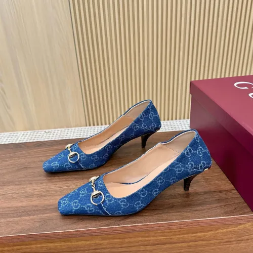 Gucci High-Heeled Shoes For Women #1442416 $98.00 USD, Wholesale Replica Gucci High-Heeled Shoes