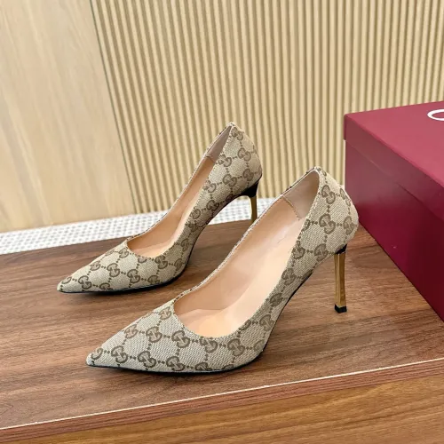 Gucci High-Heeled Shoes For Women #1442429 $98.00 USD, Wholesale Replica Gucci High-Heeled Shoes