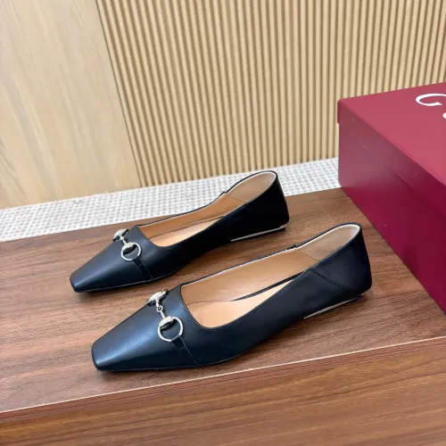 Gucci Flat Shoes For Women #1442440 $98.00 USD, Wholesale Replica Gucci Flat Shoes