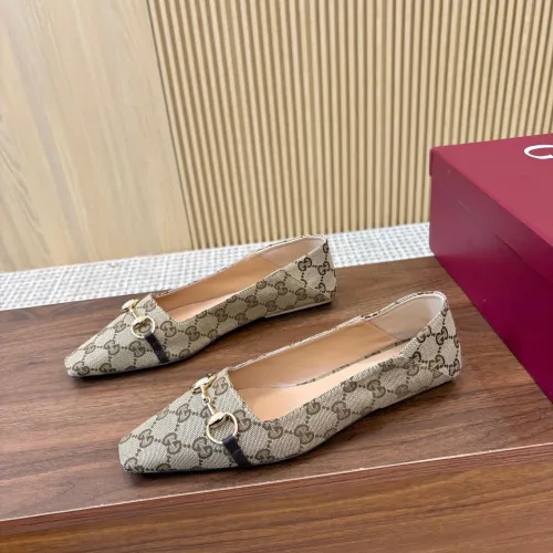 Gucci Flat Shoes For Women #1442441 $98.00 USD, Wholesale Replica Gucci Flat Shoes