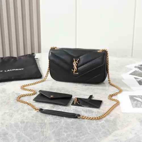 Yves Saint Laurent YSL AAA Quality Shoulder Bags For Women #1442456 $140.00 USD, Wholesale Replica Yves Saint Laurent YSL AAA Quality Shoulder Bags