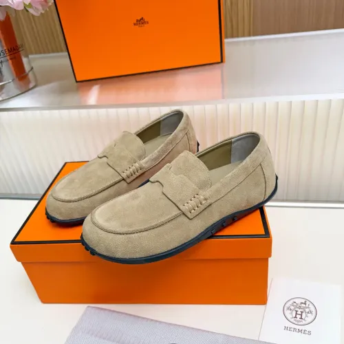 Hermes Leather Shoes For Women #1442497 $85.00 USD, Wholesale Replica Hermes Leather Shoes