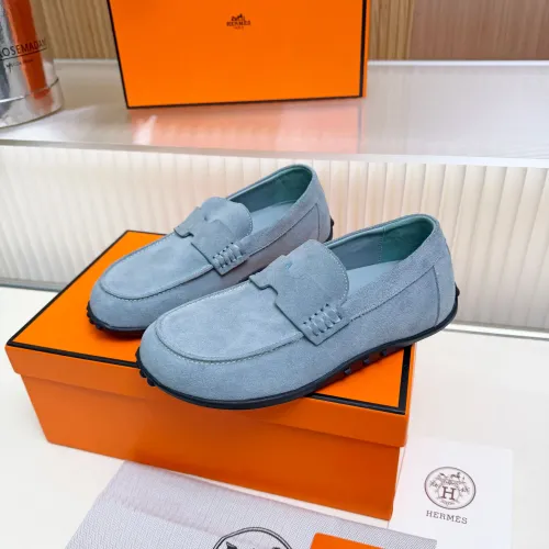 Hermes Leather Shoes For Women #1442503 $85.00 USD, Wholesale Replica Hermes Leather Shoes