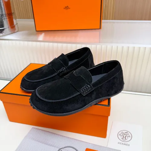 Hermes Leather Shoes For Women #1442506 $85.00 USD, Wholesale Replica Hermes Leather Shoes