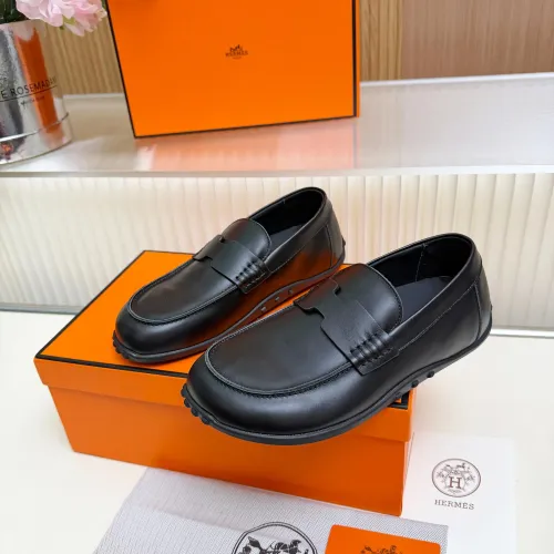 Hermes Leather Shoes For Women #1442507 $85.00 USD, Wholesale Replica Hermes Leather Shoes