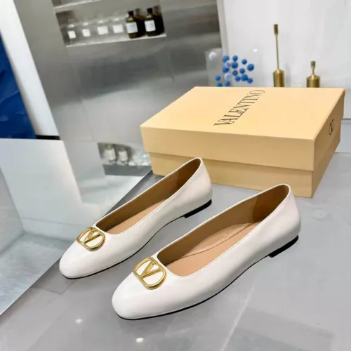 Valentino Flat Shoes For Women #1442517 $105.00 USD, Wholesale Replica Valentino Flat Shoes