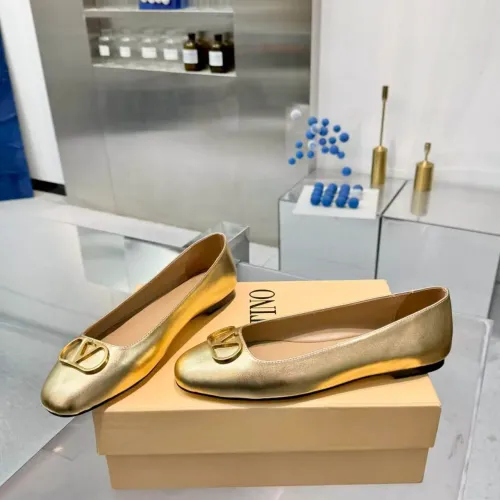 Valentino Flat Shoes For Women #1442519 $105.00 USD, Wholesale Replica Valentino Flat Shoes