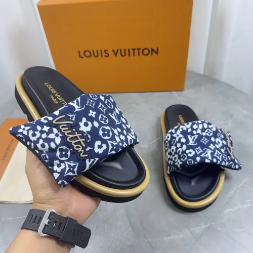 Louis Vuitton Slippers For Men #1442543 $76.00 USD, Wholesale Replica Louis Vuitton Slippers