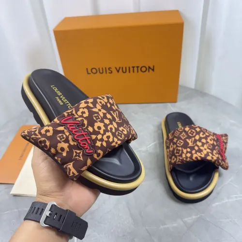 Louis Vuitton Slippers For Men #1442545 $76.00 USD, Wholesale Replica Louis Vuitton Slippers
