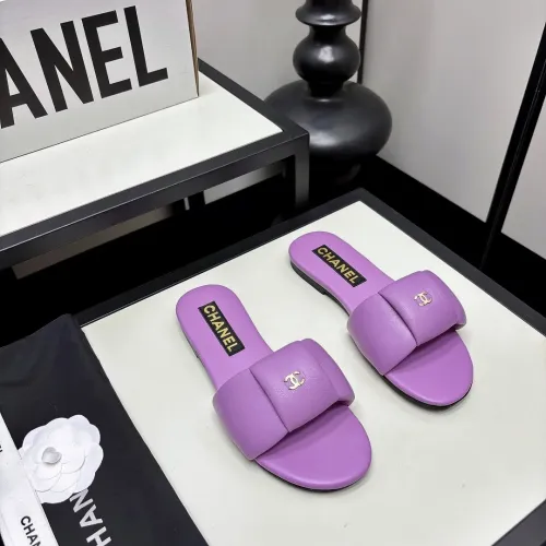 Replica Chanel Slippers For Women #1442569 $92.00 USD for Wholesale