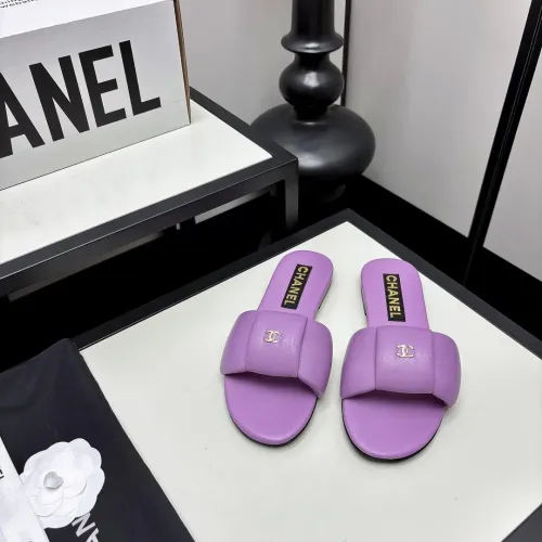 Replica Chanel Slippers For Women #1442569 $92.00 USD for Wholesale