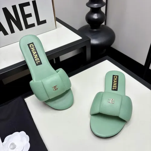 Replica Chanel Slippers For Women #1442571 $92.00 USD for Wholesale