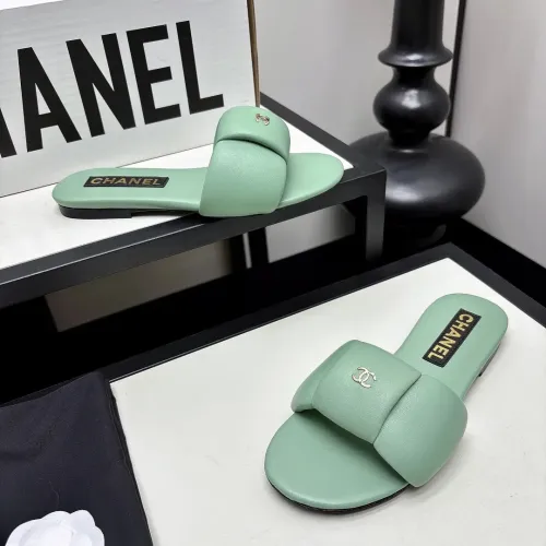 Replica Chanel Slippers For Women #1442571 $92.00 USD for Wholesale
