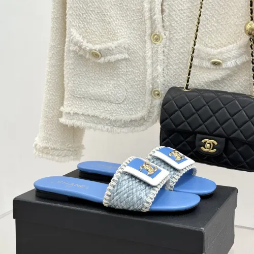 Replica Chanel Slippers For Women #1442581 $98.00 USD for Wholesale