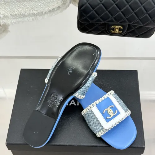 Replica Chanel Slippers For Women #1442581 $98.00 USD for Wholesale