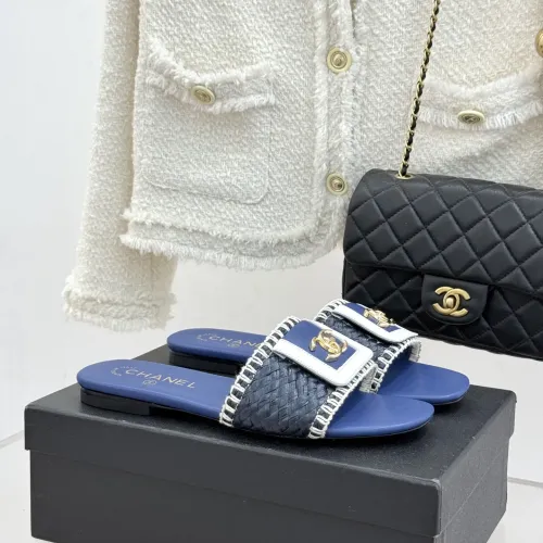 Replica Chanel Slippers For Women #1442582 $98.00 USD for Wholesale