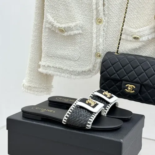 Replica Chanel Slippers For Women #1442583 $98.00 USD for Wholesale