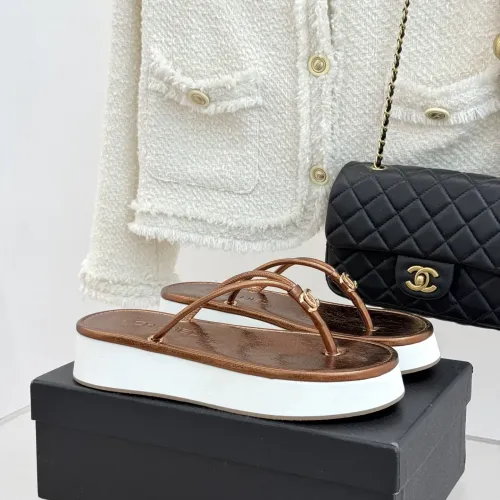 Replica Chanel Slippers For Women #1442590 $98.00 USD for Wholesale