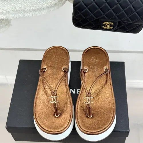 Replica Chanel Slippers For Women #1442590 $98.00 USD for Wholesale