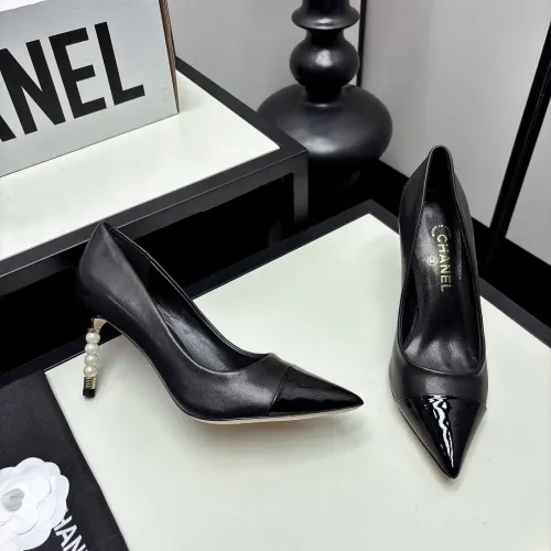 Chanel High-Heeled Shoes For Women #1442605 $108.00 USD, Wholesale Replica Chanel High-Heeled Shoes