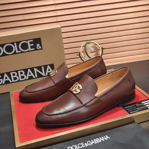 Dolce &amp; Gabbana D&amp;G Leather Shoes For Men #1442853 $98.00 USD, Wholesale Replica Dolce &amp; Gabbana D&amp;G Leather Shoes