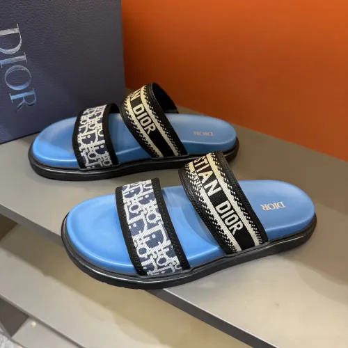 Christian Dior Slippers For Men #1442970 $60.00 USD, Wholesale Replica Christian Dior Slippers