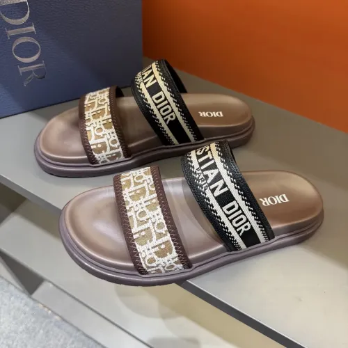 Christian Dior Slippers For Men #1442971 $60.00 USD, Wholesale Replica Christian Dior Slippers