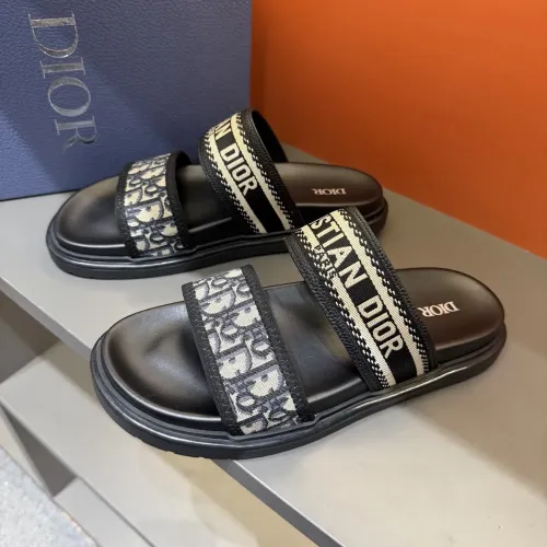 Christian Dior Slippers For Men #1442973 $60.00 USD, Wholesale Replica Christian Dior Slippers