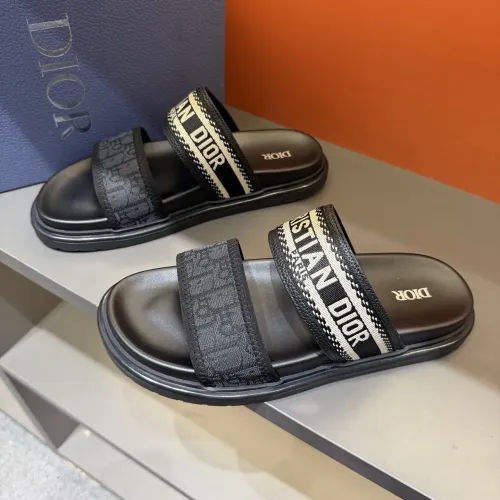 Christian Dior Slippers For Men #1442974 $60.00 USD, Wholesale Replica Christian Dior Slippers