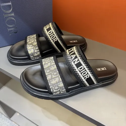 Christian Dior Slippers For Men #1442975 $60.00 USD, Wholesale Replica Christian Dior Slippers