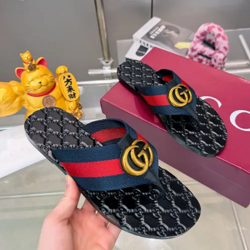 Replica Gucci Slippers For Men #1443042 $68.00 USD for Wholesale