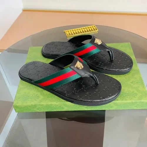 Gucci Slippers For Men #1443089 $45.00 USD, Wholesale Replica Gucci Slippers