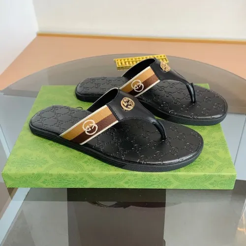 Gucci Slippers For Men #1443091 $45.00 USD, Wholesale Replica Gucci Slippers