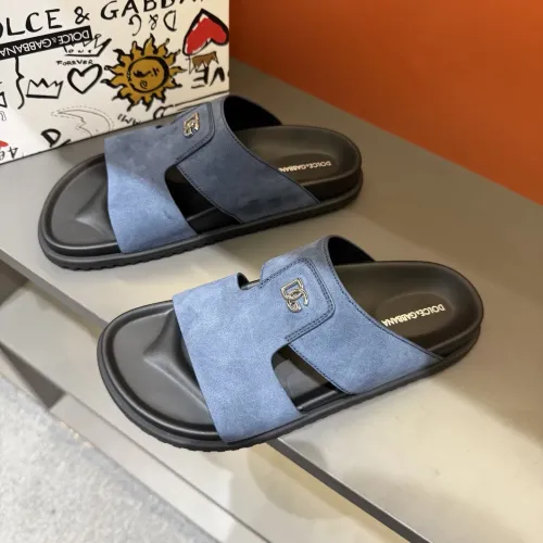 Dolce &amp; Gabbana D&amp;G Slippers For Men #1443135 $52.00 USD, Wholesale Replica Dolce &amp; Gabbana D&amp;G Slippers