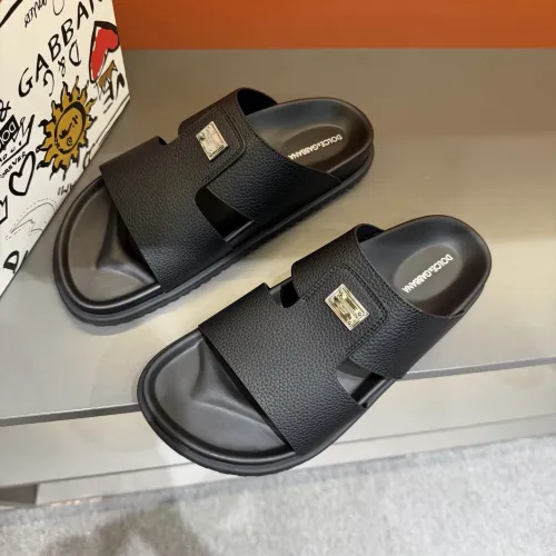 Dolce &amp; Gabbana D&amp;G Slippers For Men #1443139 $52.00 USD, Wholesale Replica Dolce &amp; Gabbana D&amp;G Slippers