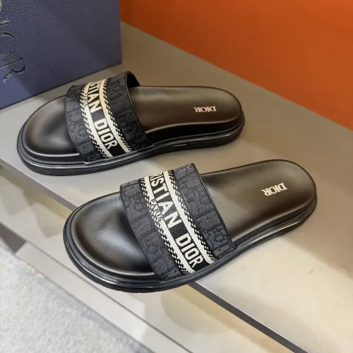 Christian Dior Slippers For Men #1443156 $52.00 USD, Wholesale Replica Christian Dior Slippers