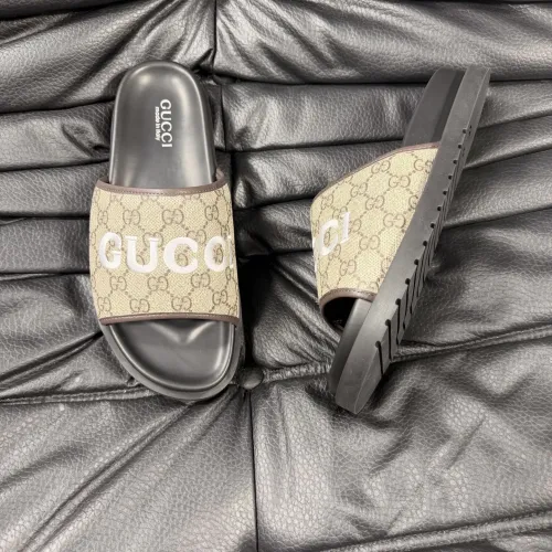 Gucci Slippers For Men #1443220 $56.00 USD, Wholesale Replica Gucci Slippers