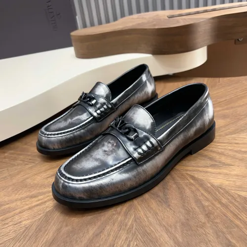 Valentino Leather Shoes For Men #1443238 $132.00 USD, Wholesale Replica Valentino Leather Shoes